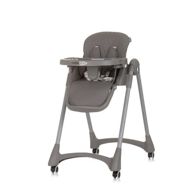 Chipolino Candy Shop Kinderstoel met Eetlbad Zitkussen Granite
