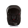 Chipolino amore autostoel met adapters 40-85 cm groep 0+ obsidian zwart
