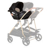 Chipolino duo autostoel 40-87 cm groep 0+ obsidian zwart beige