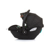 Chipolino duo autostoel 40-87 cm groep 0+ obsidian leaves zwart