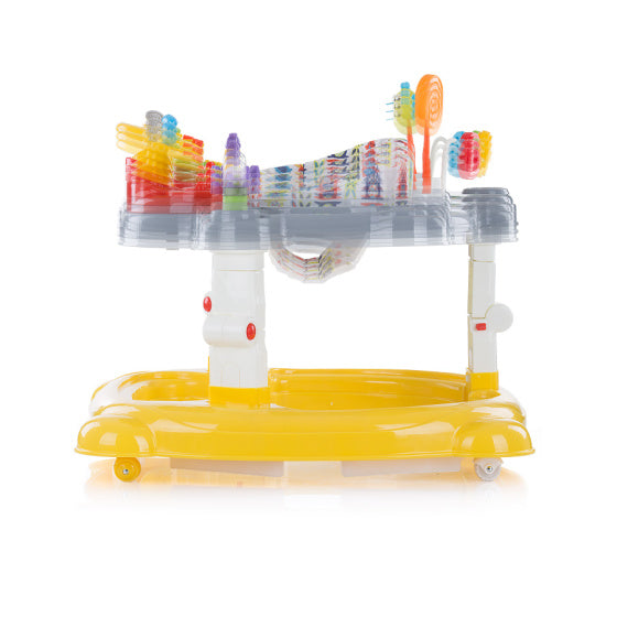 Chipolino joya lux 4-in-1 loopstoel 360° draaibaar opvouwbaar geel