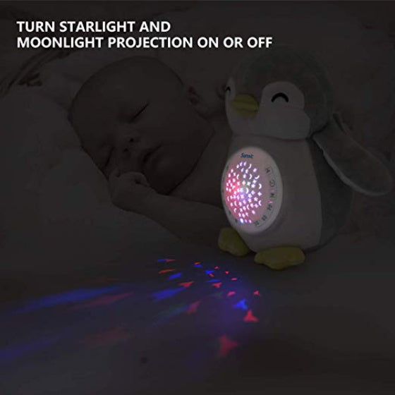 Chipolino pluche babyprojector knuffel unicorn met muziek licht
