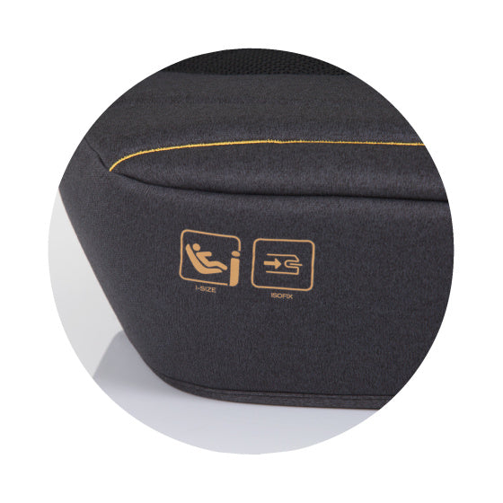 Chipolino safy zitverhoger i-size 125-150 cm isofix granite antraciet