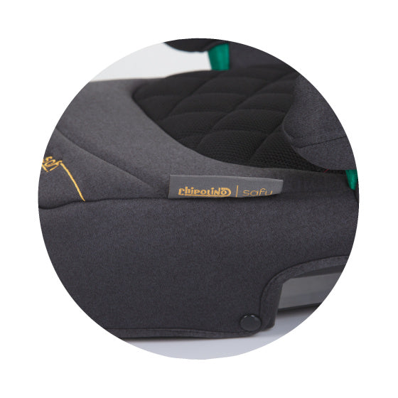 Chipolino safy zitverhoger i-size 125-150 cm isofix granite antraciet