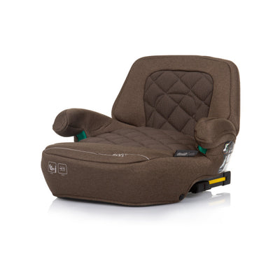 Chipolino safy zitverhoger i-size 125-150 cm isofix macadamia bruin