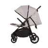 Chipolino top opvouwbare buggy voor 2 macadamia beige zwart