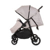 Chipolino top opvouwbare buggy voor 2 macadamia beige zwart