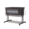 Chipolino zen co-sleeper box met klamboe obsidian zwart