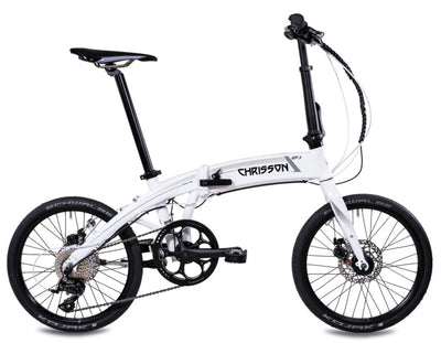Chrisson ef3 20 inch 32 cm unisex 9v mechanische schijfrem wit