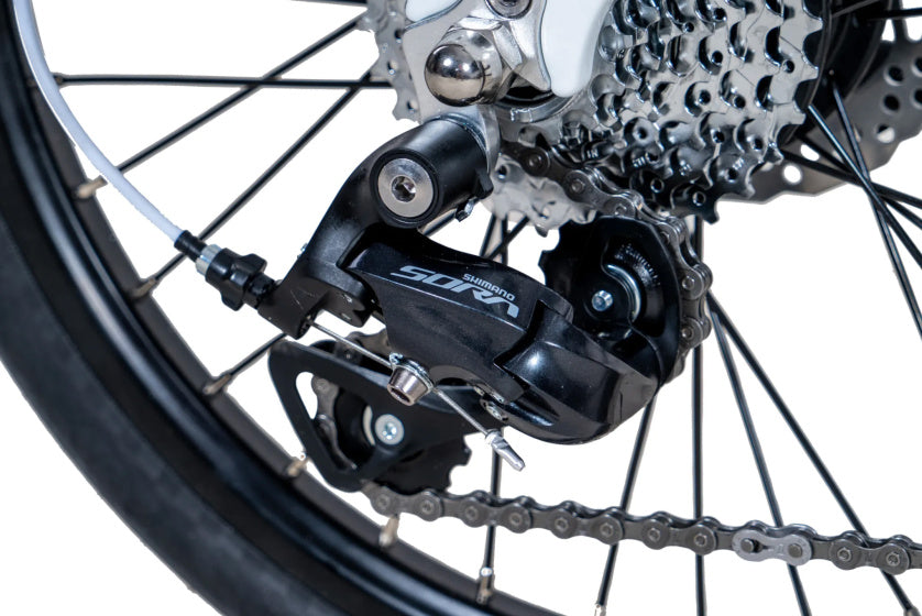 Chrisson ef3 20 inch 32 cm unisex 9v mechanische schijfrem wit