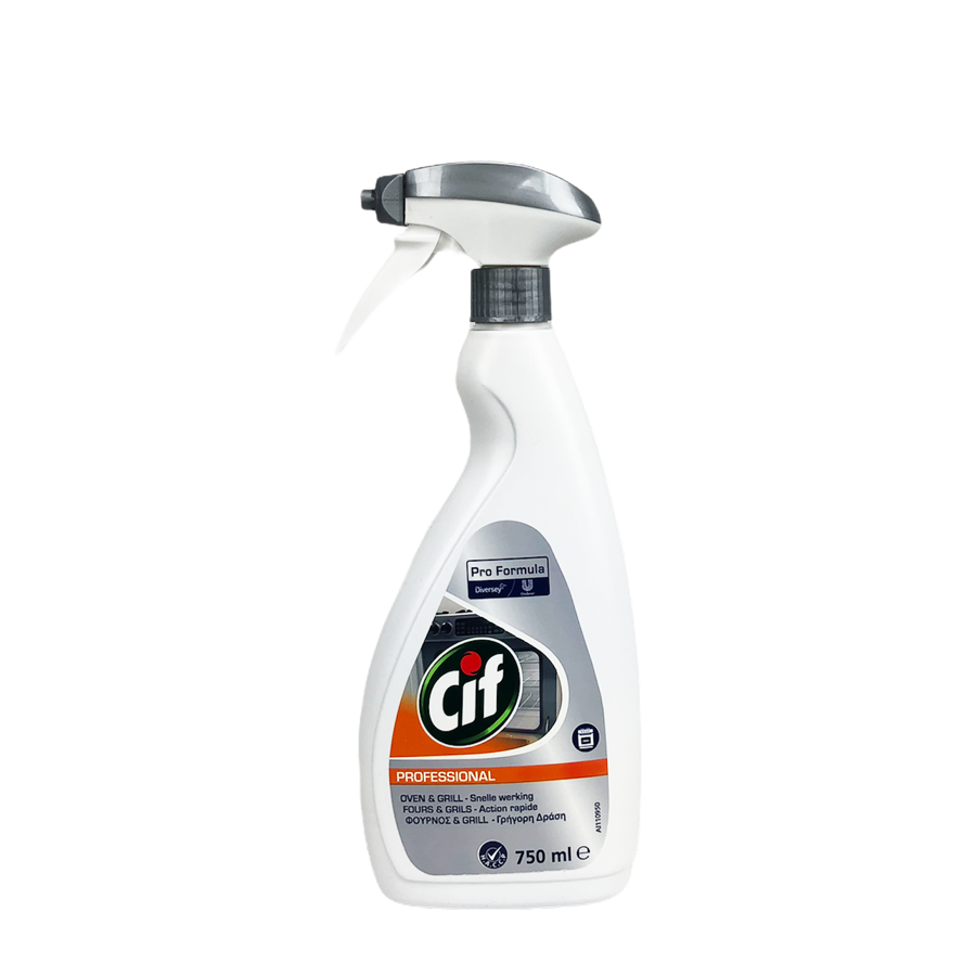 Oven- en grillreiniger cif professional vloeibaar 750 ml