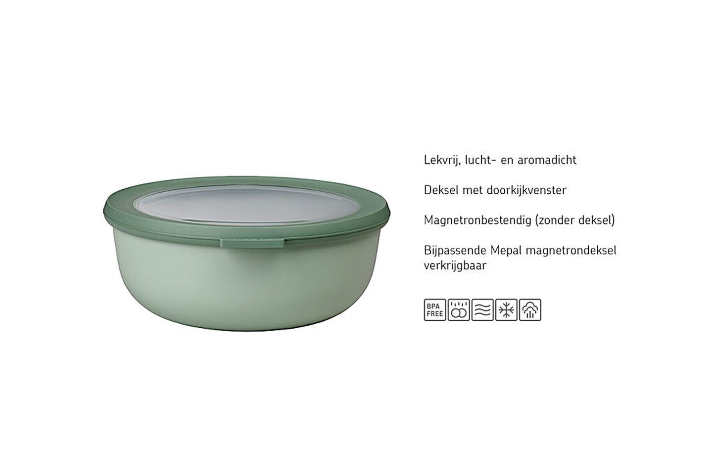 Mepal multikom cirqula 2000ml nordic sage