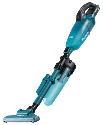 Makita cl001gz20 | steelstofzuiger | 40 v max | blauwe uitvoering met blauwe transparante capsule | met cycloon stofafscheider | body | zonder accu's en lader