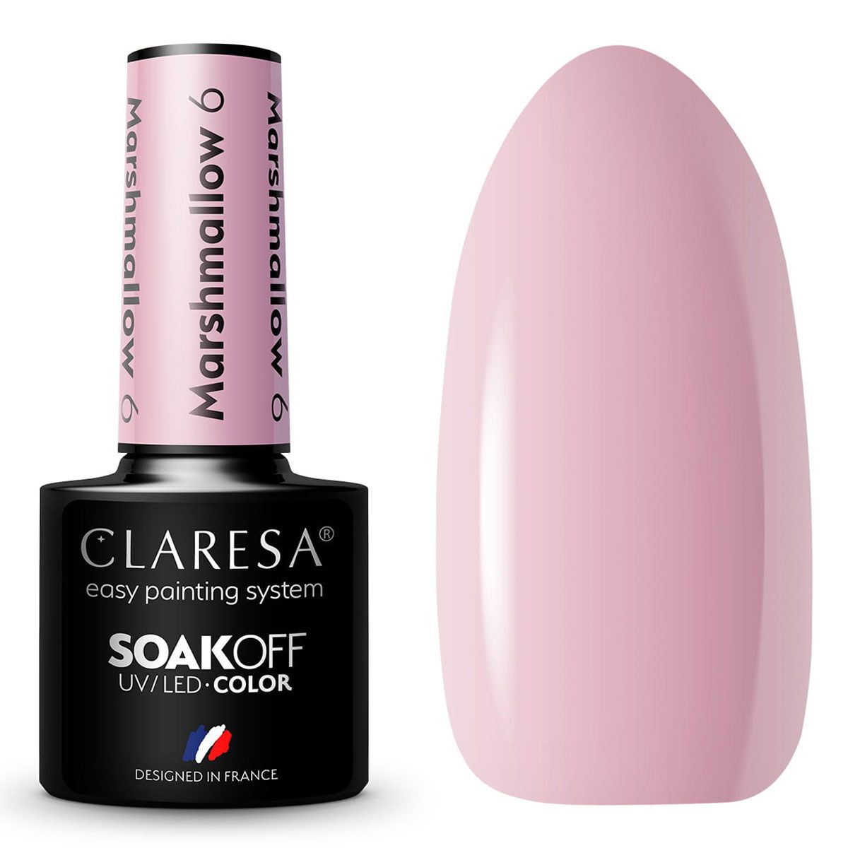 Claresa uv led gellak 5ml marsh mallow 6
