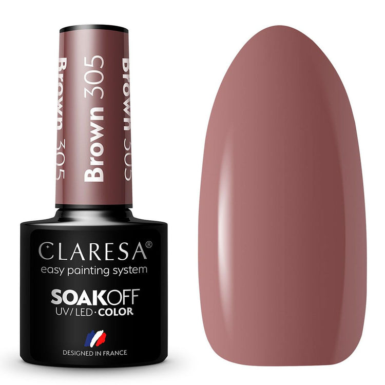 Claresa uv led gellak 5ml brown 305 classic look