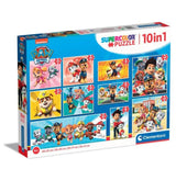 Clementoni puzzels paw patrol, 10in1 - afbeelding 1