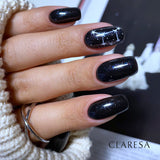 Claresa uv led gellak 5ml galaxy black - afbeelding 3