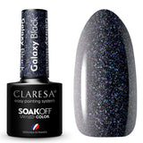 Claresa uv led gellak 5ml galaxy black - afbeelding 1
