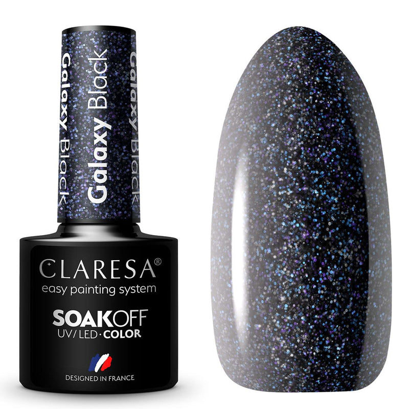 Claresa uv led gellak 5ml galaxy black