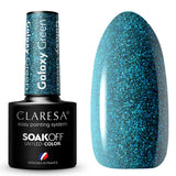 Claresa uv led gellak 5ml galaxy green - afbeelding 1