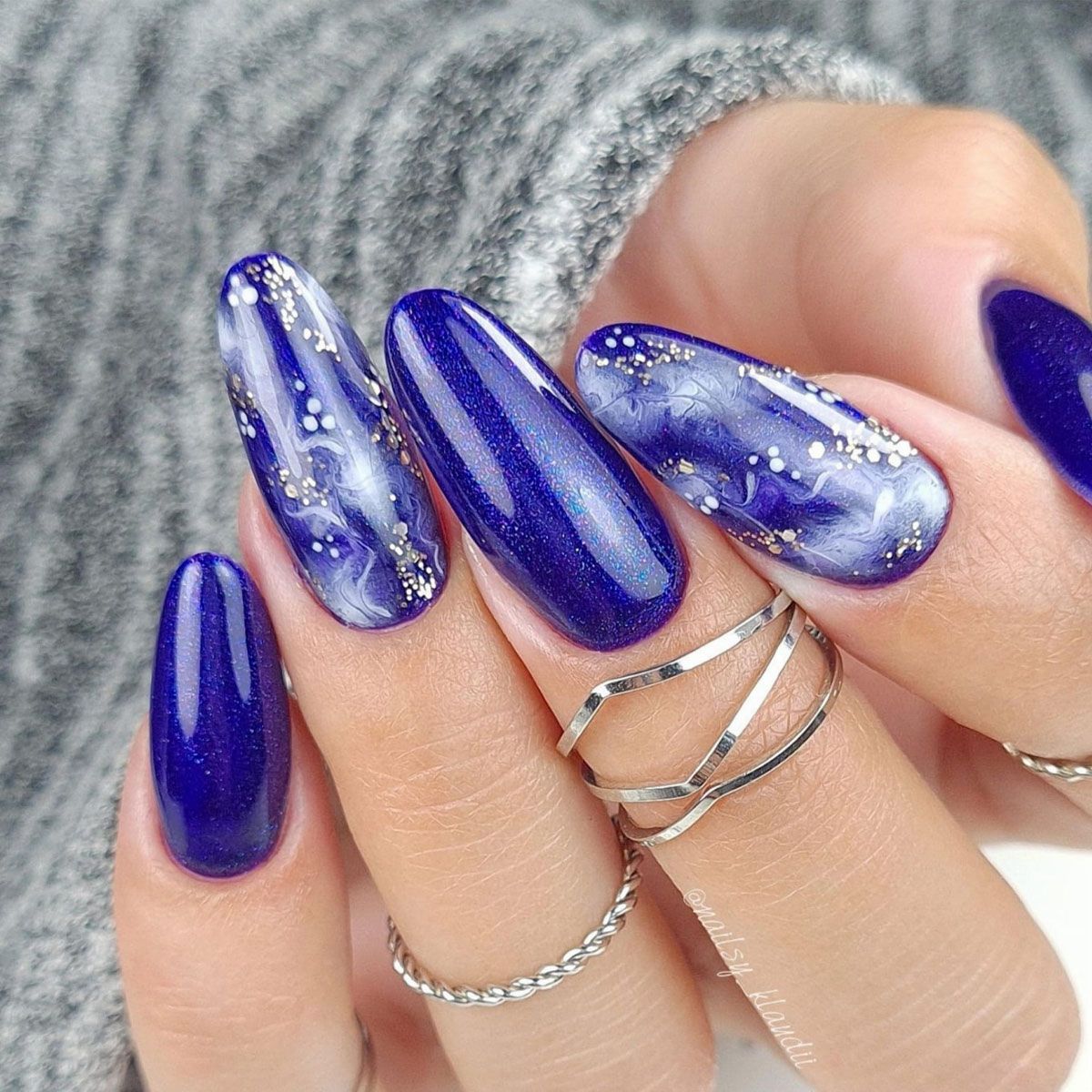 Claresa uv led gellak 5ml galaxy navy blue