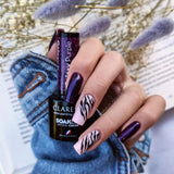 Claresa uv led gellak 5ml galaxy purple - afbeelding 3