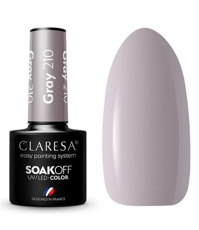 Claresa uv led gellak 5ml gray 210 savanna vibes