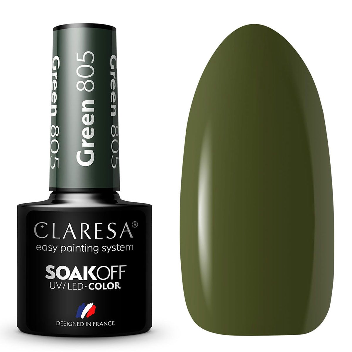 Claresa uv led gellak 5ml green 805 take me to the river