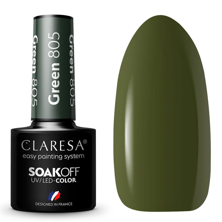 Claresa uv led gellak 5ml green 805 take me to the river