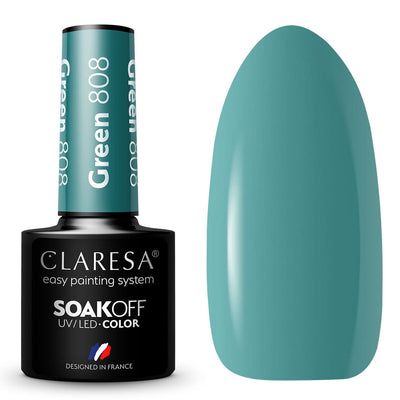 Claresa uv led gellak 5ml green 808 rainbow explosion