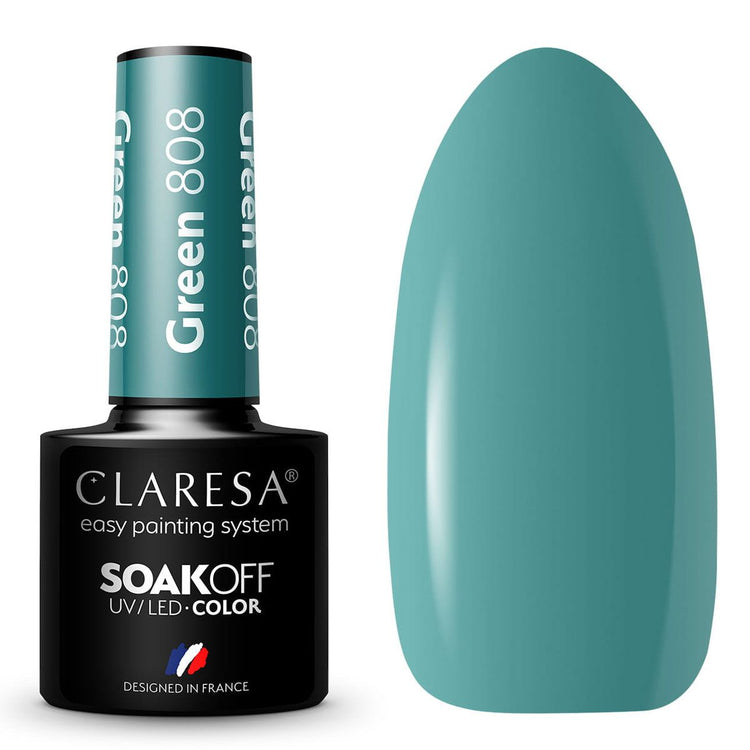 Claresa uv led gellak 5ml green 808 rainbow explosion