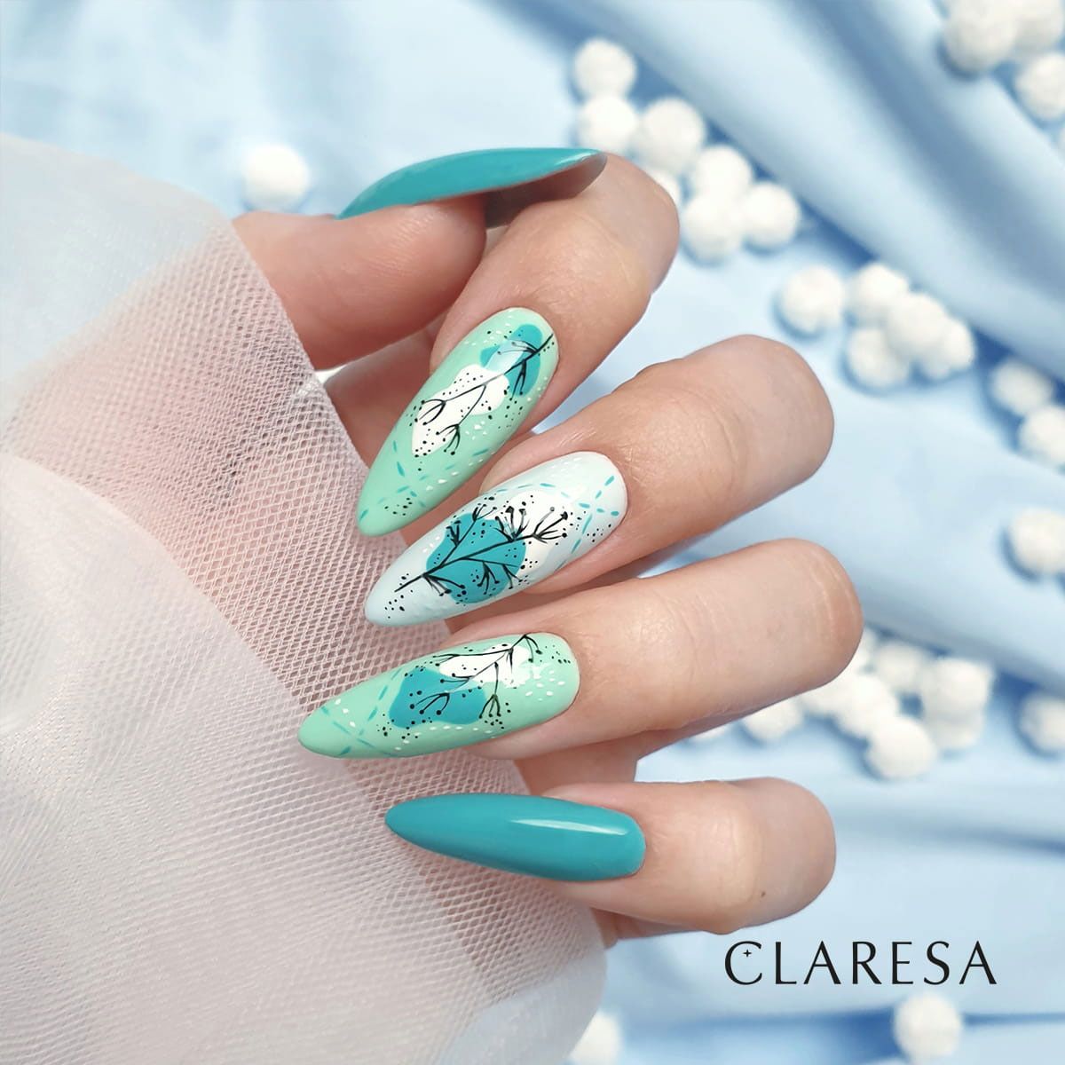 Claresa uv led gellak 5ml mint 3