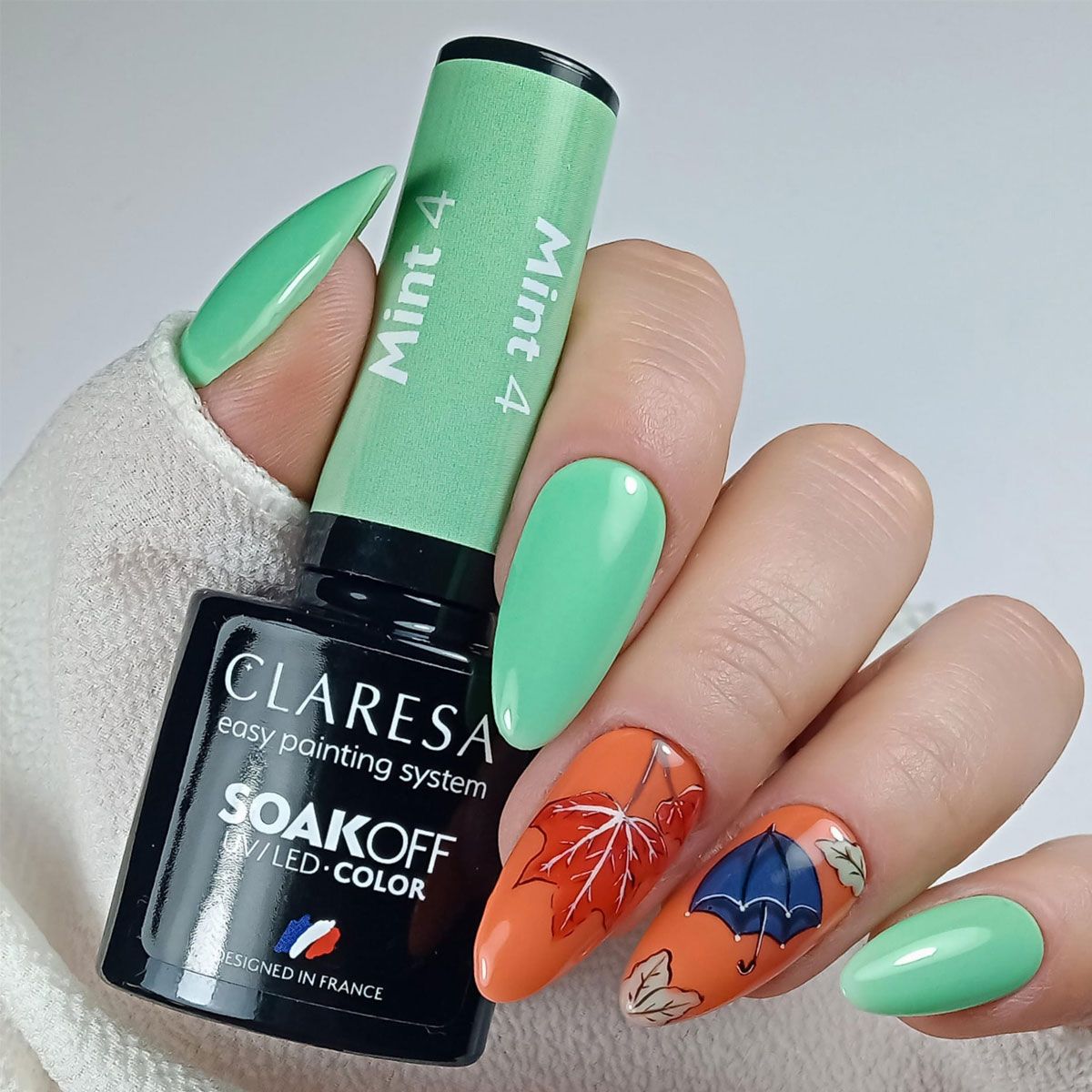 Claresa uv led gellak 5ml mint 4