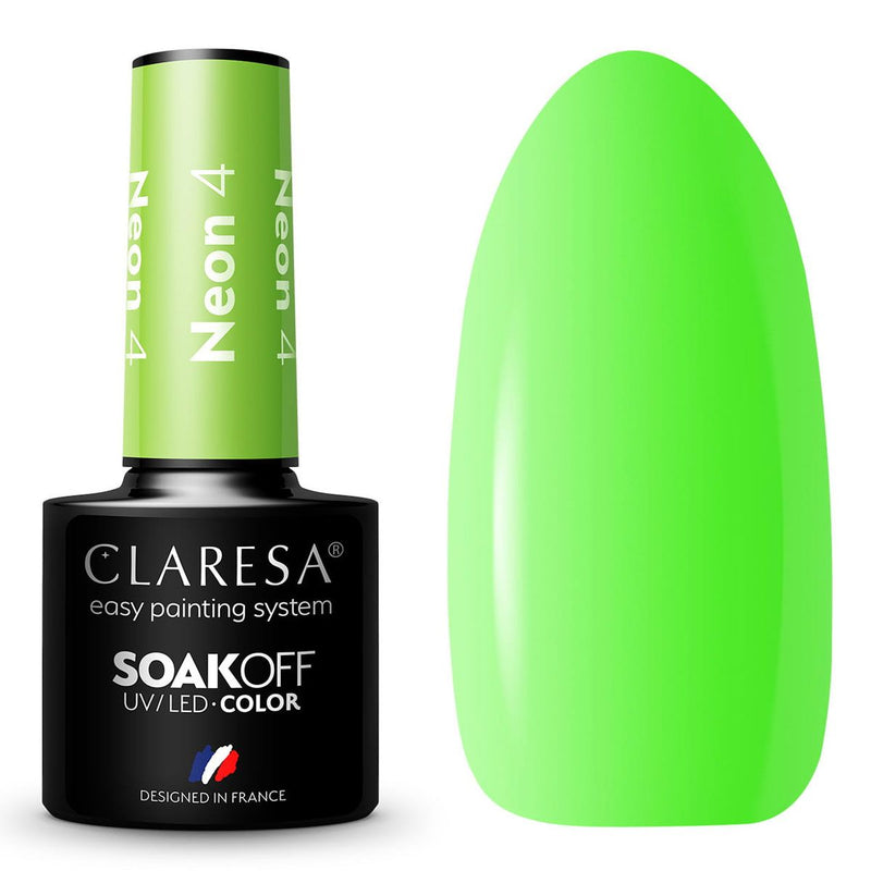 Claresa uv led gellak 5ml neon 4