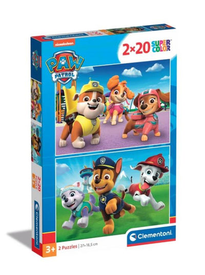 Clementoni puzzel 2x20pcs paw patrol
