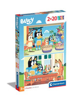 Clementoni puzzel 2x20pcs bluey - afbeelding 1