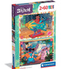 Clementoni puzzel 2x60pcs stitch