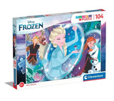 Clementoni puzzel 104pcs frozen - afbeelding 1