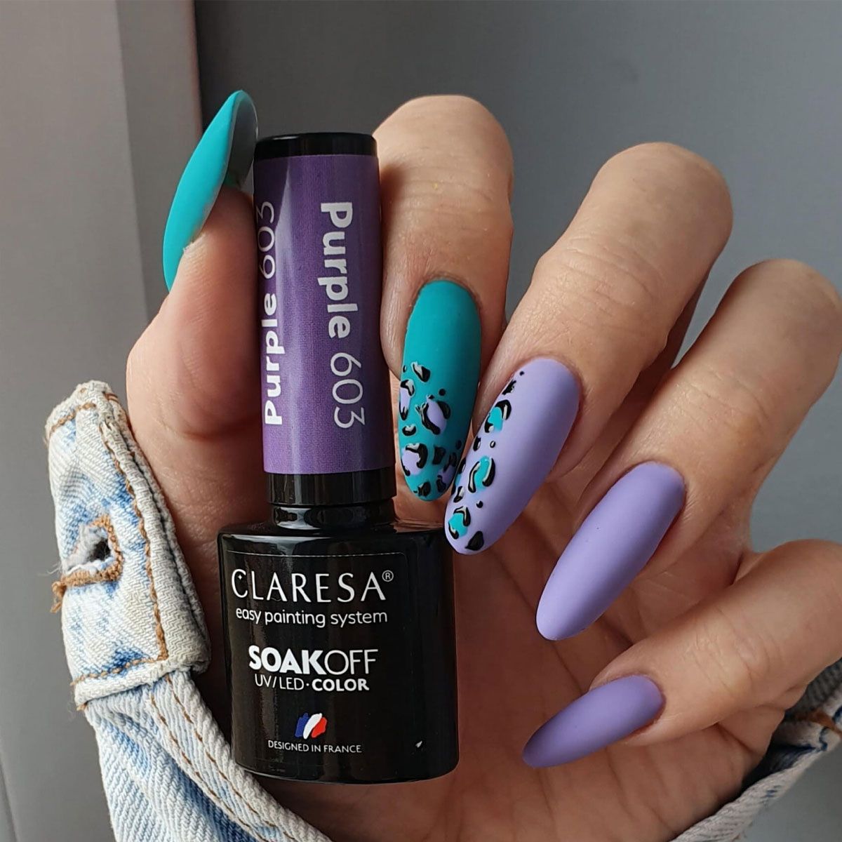 Claresa uv led gellak 5ml purple 603 funfair