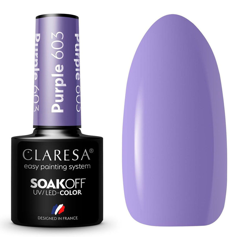 Claresa uv led gellak 5ml purple 603 funfair