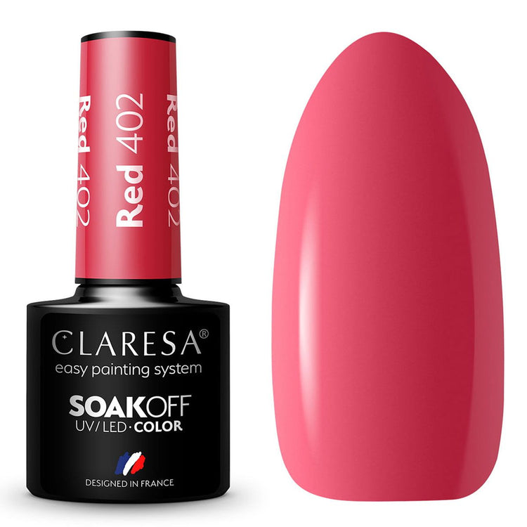 Claresa uv led gellak 5ml red 402 savanna vibes