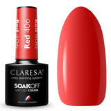 Claresa uv led gellak 5ml red 406 rainbow explosion - afbeelding 1