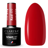 Claresa uv led gellak 5ml red 419 warm feelings - afbeelding 1