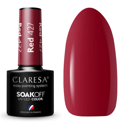 Claresa uv led gellak 5ml red 427 funfair