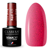 Claresa uv led gellak 5ml red 431 warm feelings - afbeelding 1