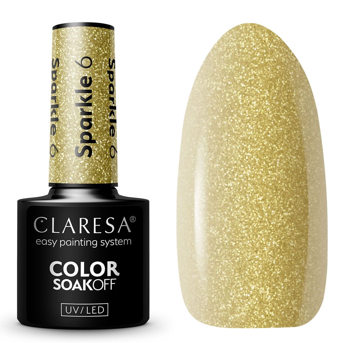 Claresa uv led gellak 5ml sparkle 6