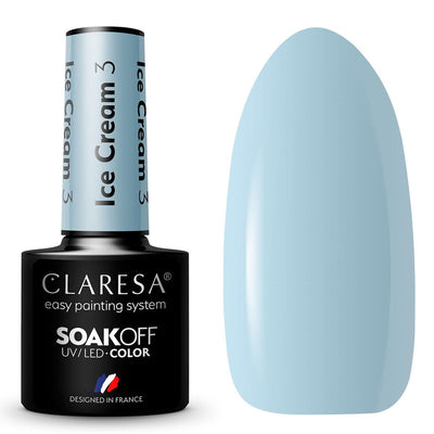 Claresa uv led gellak 5ml ice cream 3