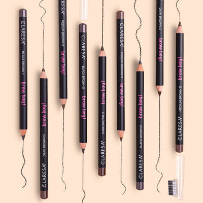 Claresa brow boy! wenkbrauwpotlood 11 black brown 1,15gr
