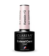 Claresa extend care 5 in 1 keratin 3 base coat 5ml - afbeelding 1