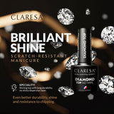 Claresa top coat diamond no wipe 5ml - afbeelding 2